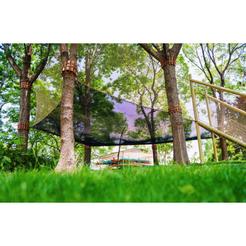 Treetop Nets Trampoline |  Custom Design Outdoor Adventure Playground | Rope Net
