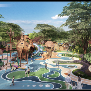 Custom Design Treehouse Play Tower| Kids Playground Equipment | Seed Tower Multi-Play Unit