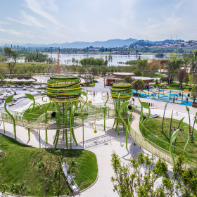 Custom Design Bird's Nest Parent-child Playground |  Outdoor Play Tower