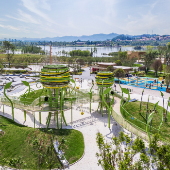 Custom Design Bird's Nest Parent-child Playground |  Outdoor Play Tower