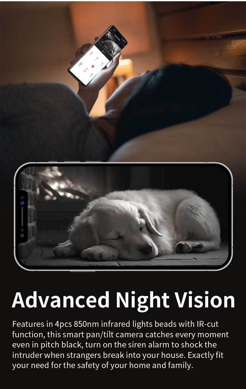 Night Vision Pan Tilt Zoom Camera