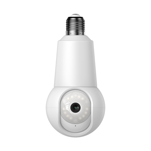 Dual Lens Wifi Ptz Bulb Camera