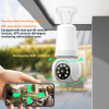 3MP Bulb Lighting IP Camera Mobile Phone Remote Control Home Smart Monitoring