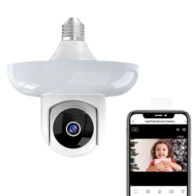 Outdoor 3MP home security camera WIFI Bulb surveillance camera