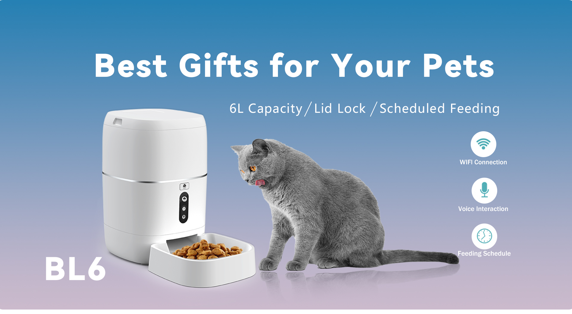 pets automatic pet feeder