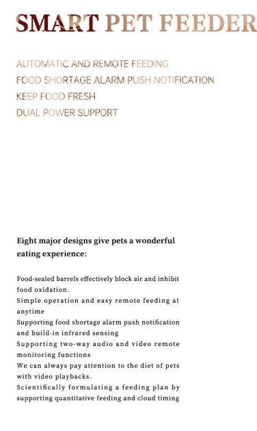 High-Quality Automatic Pet Feeder - Specialized OEM and ODM Manufacturing for Wholesale Distributors, Tailored Solutions for Pet Retailers in the USA