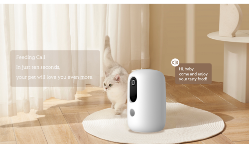 Indoor and outdoor environmentally friendly materials intelligent pet feeding and water dispenser