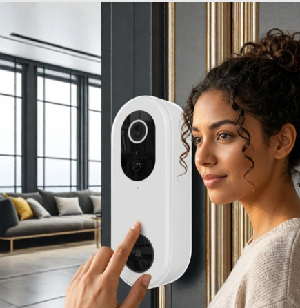 private mold wifi door bell camera Tuya APP Outdoor Waterproof Battery Powered