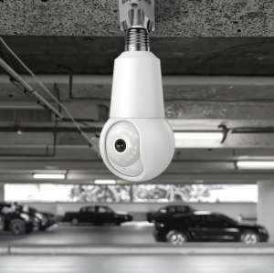 E27 WiFi Camera Factory 3MP E27 Bulb Security Camera 360° Rotation Human Detection Two‑Way Audio