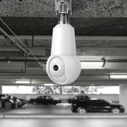 E27 WiFi Camera Factory 3MP E27 Bulb Security Camera 360° Rotation Human Detection Two‑Way Audio