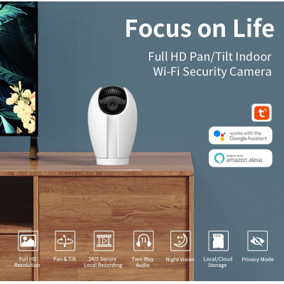 wholesale tuya ptz wifi camera  with onvif protocol Indoor Pan Tilt  Security Surveillance Camera