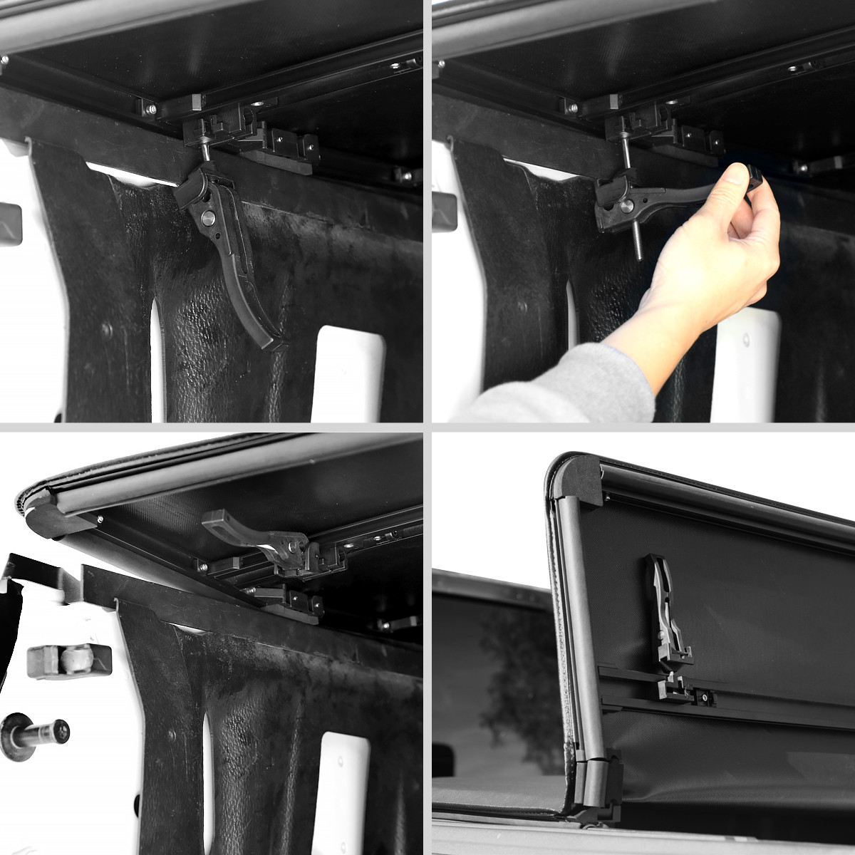 Toyota Soft Roll Cargo Cover Detail