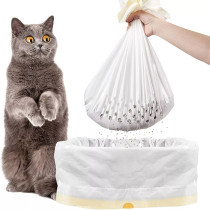 Cat Litter Bag | Durable and Convenient | Biodegradable Pet Garbage Bag | Used for filtering cat litter Cat Poop Bags with Dispenser Outdoor Cleaning Products for Pets Cat Litter Bag | Supports customization