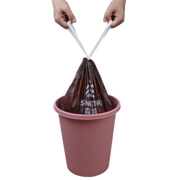 Trash Bag | Waterproof and Wear Resistant Tape Drawstring | Plastic Bag | Suitable for Indoor Garbage Can and Kitchen Waste | Supports Customization