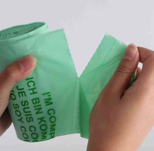 Biodegradable Trash Bag Large | Waterproof, Leak proof, Durable | Plastic Garbage Bags | Used for Strong Eco Friendly Garbage Bags Can Bin liner Heavy Duty Reuse Trash Bags | Supports Customization