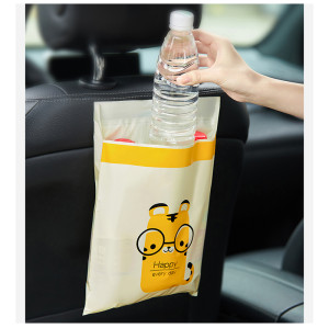 Adhesive Car Trash Bag | Waterproof and Leak proof Convenient | Plastic Garbage Bag | Used for Disposable Plastic Car Garbage Bag Composite Small Car Trash Bag in Car | Supports Customization