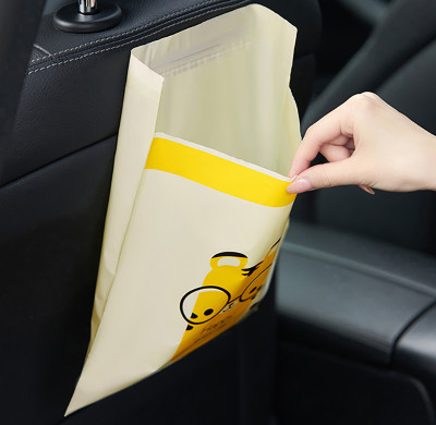 Customized Adhesive Car Trash Bag Eco Friendly Recyclable Disposable Plastic Car Garbage Bag Compostable Small Car Trash Bag in Car