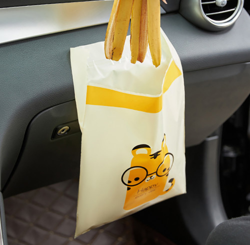 Plastic Car Trash Bag Adhesive Garbage Bag | Convenient and Leak proof | Plastic Car Garbage Bag | Used for Leave Proof Trash Bag for Kitchen Office Car Seat Car Garbage Bag | Supports Customization