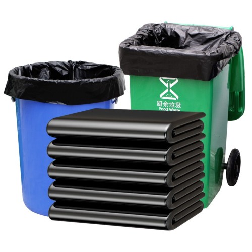 Hot Selling Big Black Garbage Bag Garbage Bag Heavy Duty Trash Can Liners Disposable Plastic Garbage Bag