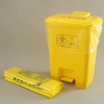 Large Capacity Medical Waste Bags | Durable, Waterproof, Leak proof, Anti fouling | Medical Waste Plastic Bags | Used for Biohazardous Disposal Medical Waste Plastic Trash Bags on Roll for Medical Infectious Waste | Support customization