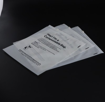 Zipper Bag for Clothing Cornstarch Transparent Underwear T-shirt Biodegradable Ziplock Bag
