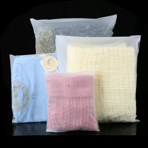 Eco Friendly Self-adhesive Bag Compostable Frosted Clothing Bag Biodegradable Self-adhesive Packaging Bag