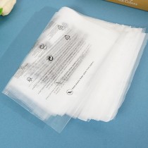 Self adhesive bags | Waterproof and stain resistant | Frosted Transparent Plastic | Used for Self Adhesive Clothing Packaging Zipper Bags with logos | Supports customization
