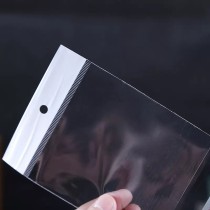 Small Object Packaging Self Adhesive Bag | Anti fouling and Waterproof | OPP Plastic Head Card Header Bag for Small Item Packaging | Supports Customization