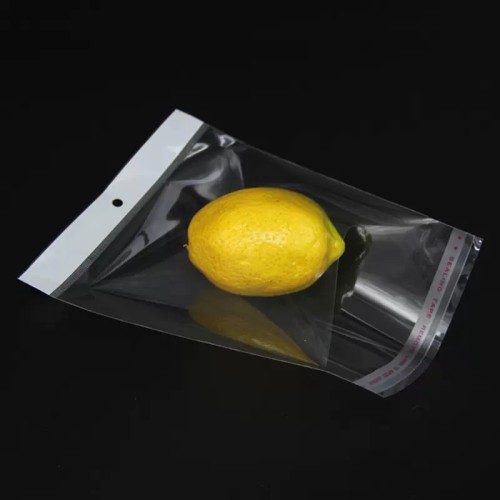 Custom OPP Plastic Head Card Header Bag Small Object Packaging Self Adhesive Bag