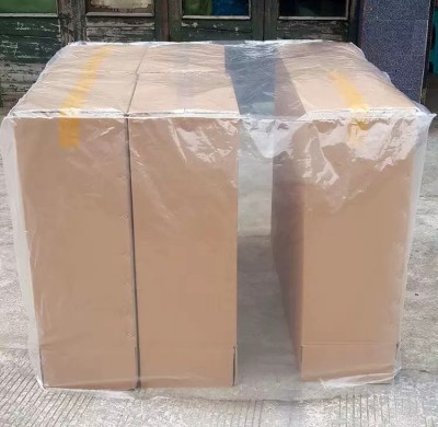 Coustomized Plastic Pallet Covers Industrial Dust Proof Big Square Bottom PE Plastic Bag Gusseted Pallet Covers Sheets Waterproof Pallet Cover