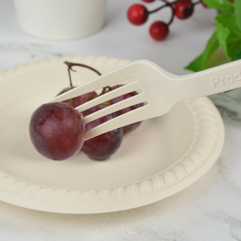 Strong and Durable Compostable Cutlery Cornstarch Tableware 