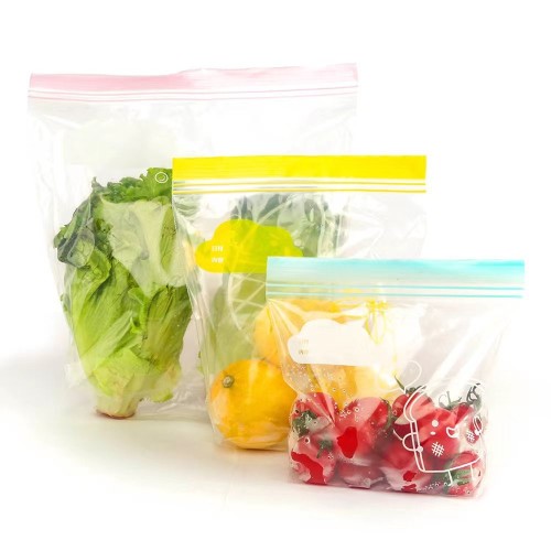 Customized Free Fresh Keeping Bag Self-sealing Waterproof Leakproof Kitchen Sandwich Reusable Silicone Food Storage Bag