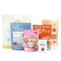 Food Packaging Stand Up Pouch Bags | Waterproof, Leak proof, Fresh keeping | Recyclable Self Seal Food Grade Packaging Mylar Bags | Packaging bags suitable for food | Customization supported