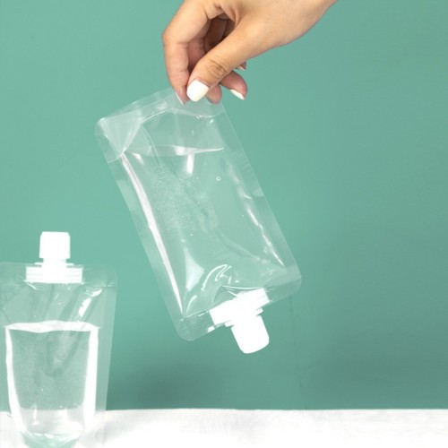 Biodegradable Food Grade Juice Tea Drink Stand Up Spout Pouch Water Bottle Liquid Food Packaging Bags Water Pouch