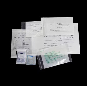 Packaging Zipper Pill Bag | Portable waterproof and leak proof | Food grade plastic bag | Pill Bag Convenient To Carry And Pack When Going Out Ziplock Pill Bag | Support customization