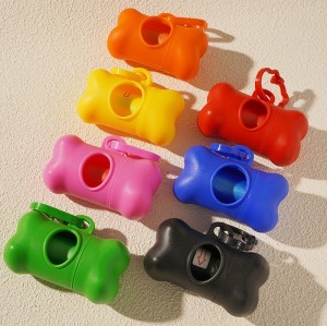 Dog Poop Bag Holder Dispenser | Convenient and Fast | Plastic Dog Poop Waste Bag Holder | Used for Dog Poop Bags Portable Outdoor Retractable Leash Dog Poop Bag Holder Dispenser | Supports Customization