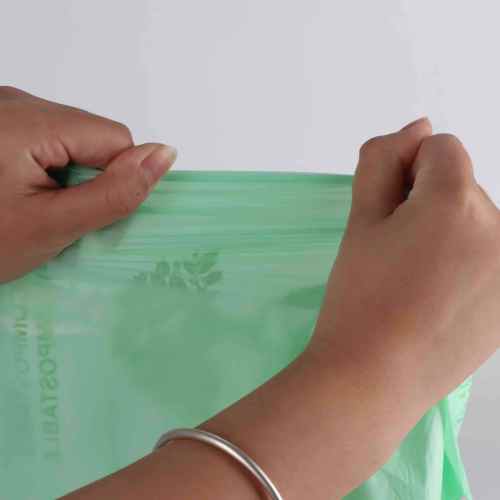 Eco Friendly Garbage Bag Cornstarch Waterproof Household Use Compostable Trash Bag