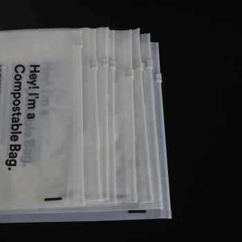 Clothing Zipper Bag Zip Lock Bag | Waterproof and Anti Stain | Plastic Clothing Bag | Used for Clear Frosted Plastic Bag T Shirt Packaging Zipper Bags For Clothing | Supports Customization
