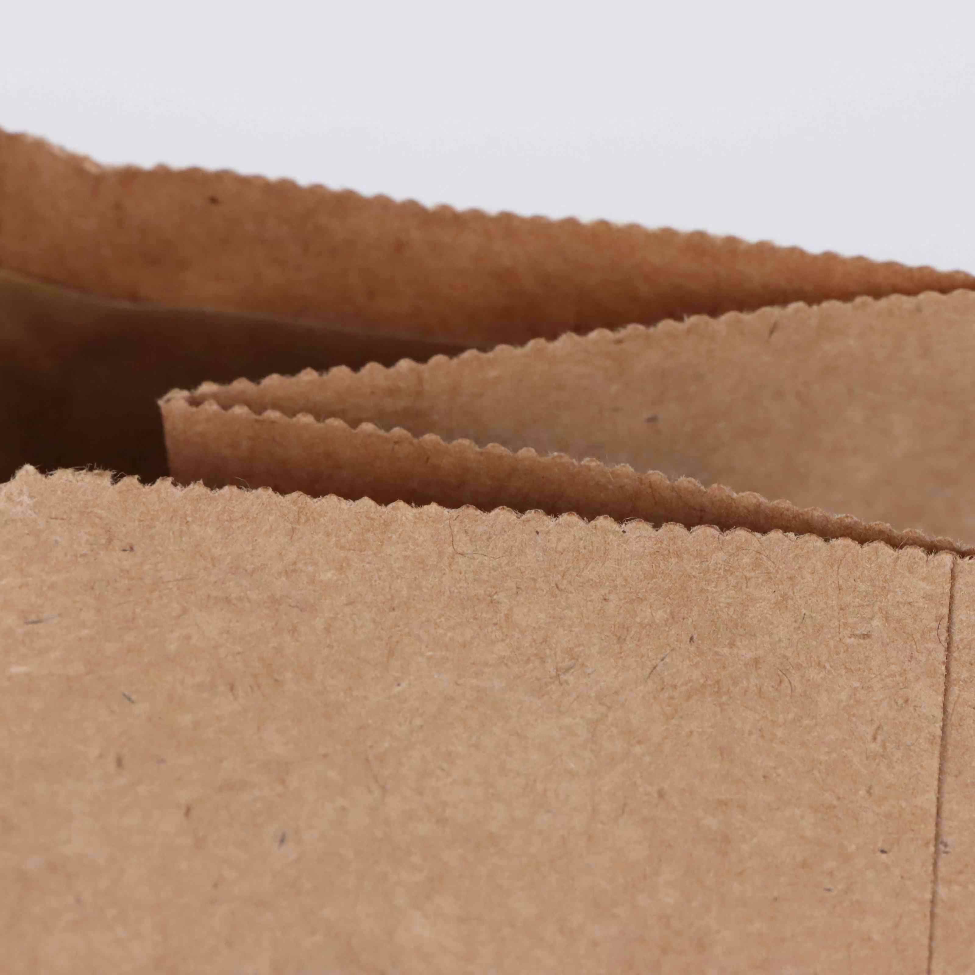 Regular Wavy Edge Kraft Paper Bag