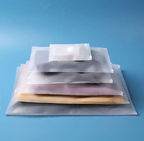 Printed Zipper Bag | Waterproof and Anti Stain | Eva Plastic Clothing Bag | Used for Clothing Resale Zipper Eva Frosted Zipper Bags Ziplock Bags For Clothing | Supports Customization