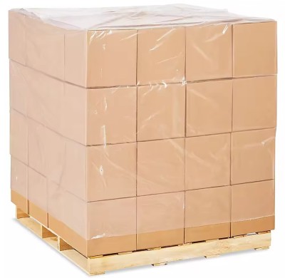 Big Size Clear Ldpe Bag Plastic Liner Pallet Cover Bin Liner Box Manufacturer Square Bottom Bag Heat Seal Transparent Accept