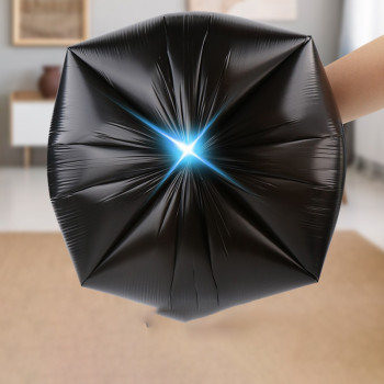 Garbage bag plastic garbage bin lining | Durable, leak proof, and stain resistant | Large plastic garbage bags | Used for Heavy Duty Bin Liners Contractor Construction Garbage Bags Sachet En Plastic Bin liners | Supports customization