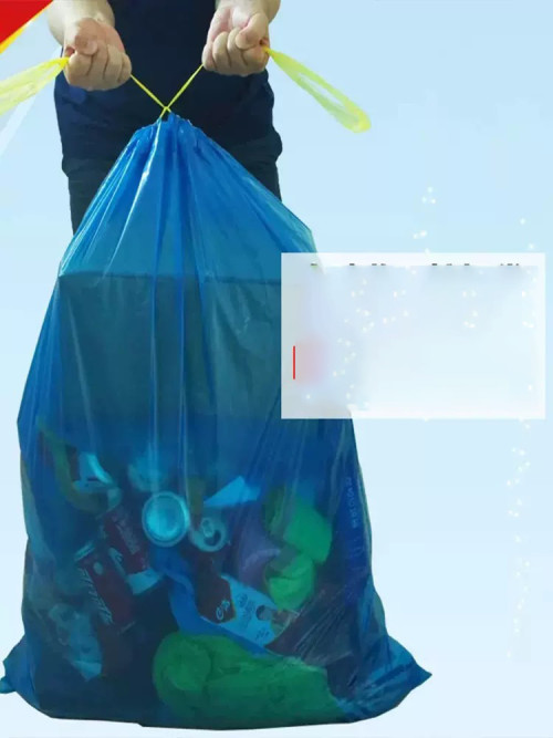 Aviation Drawstring Trash Bag Biodegradable Compostable Garbage and Trash Bags Square Drawstring