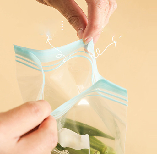 Moisture Proof Fresh Preserving Bags | Leak proof and Freshly Preserving | Self Seal Plastic Packaging Transparent Double Zipper Pe | Used for Resale Food Bags Keep Fresh Freezer Bags | Supports Customization