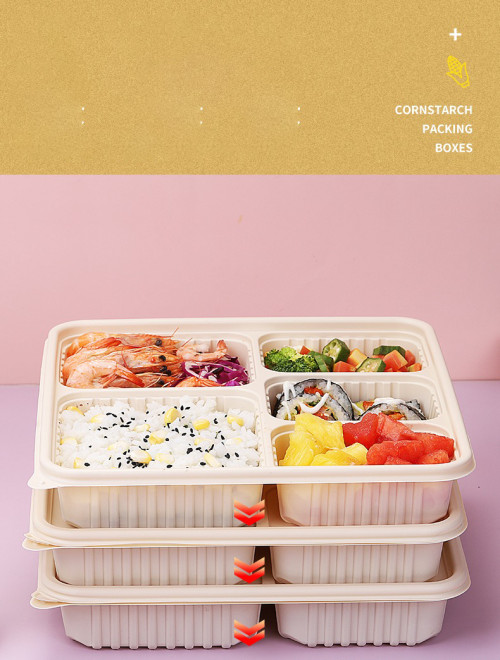 Compostable Biodegradable Degradable Lunch Boxes to Go Food Container Disposable Take Away Lunch Bagasse Pulp Hinge Hamburger Box Togo Box Sugarcane