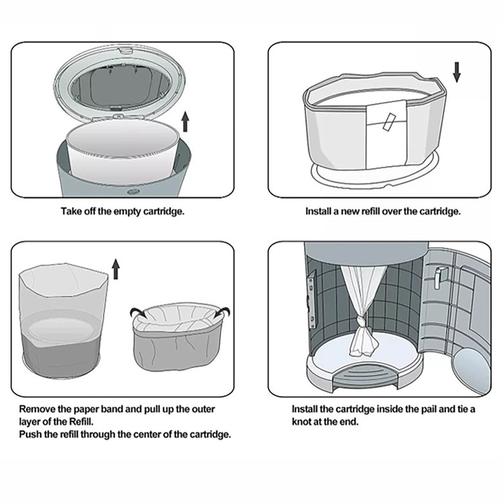Diaper Pail Refill Detail