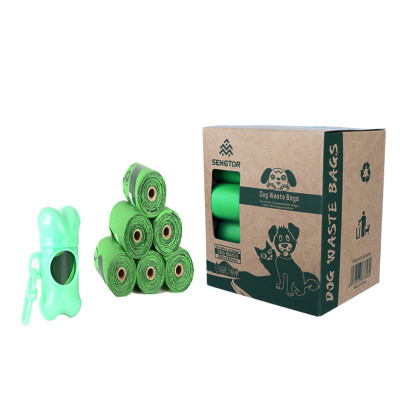 Biodegradable Dog Poop Bags | Waterproof, Leak proof, Anti fouling | Plastic Garbage Bags | Used for Thickened Pet Waste Bags for Big and Small Dogs Degradable Waste Bags for Dogs | Support customization