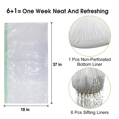 Durable Pull Resistant Cat Litter Bags | Custom OEM/ODM Services Offered | Eco-Friendly PET Material for Sustainable Waste Management | Perfect for Cat Litter & Feces Filtration | Wholesale and Distribution Partners Needed in North America, Europe, and Oceania