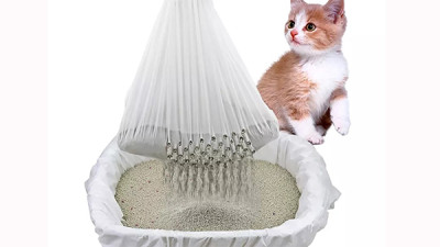 Professional Cat Litter Bags - Durable Pull Resistant Drawstring | Made from Premium PET Material | Customization & Design Services Offered | Perfect for Filtering Cat Litter and Feces | OEM/ODM Partnerships Welcome for Wholesale Distributors