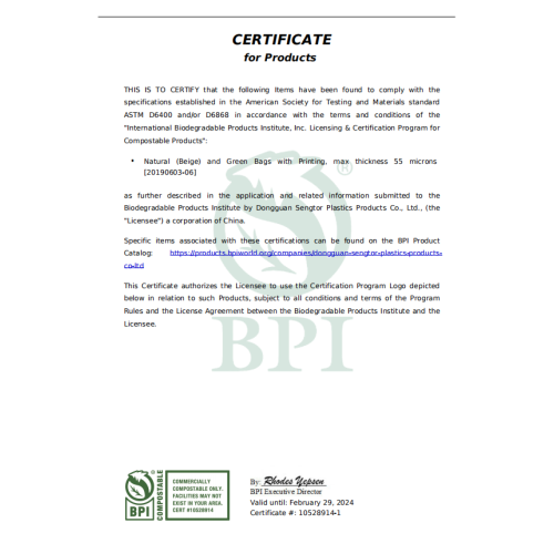 Biodegradable Product Insitute